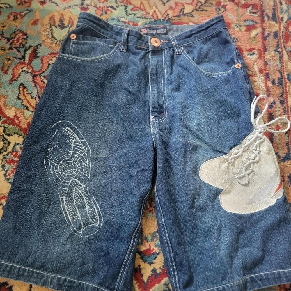 Unbranded Men's Blue and Navy Shorts